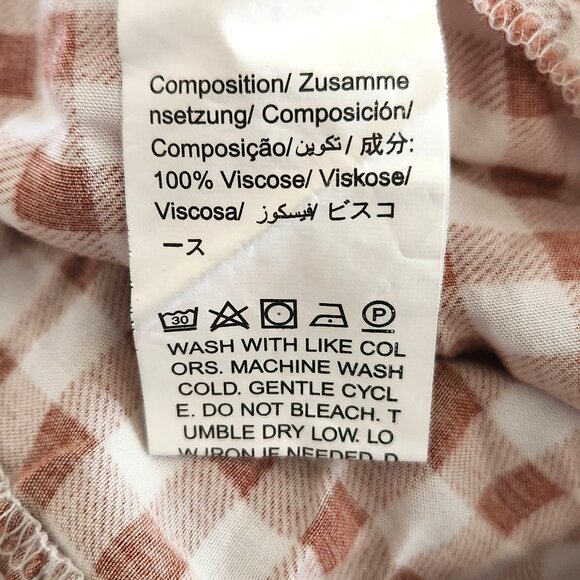 Fall Gingham Dress, 4X (fits more like a 3x) - Picture 4 of 4